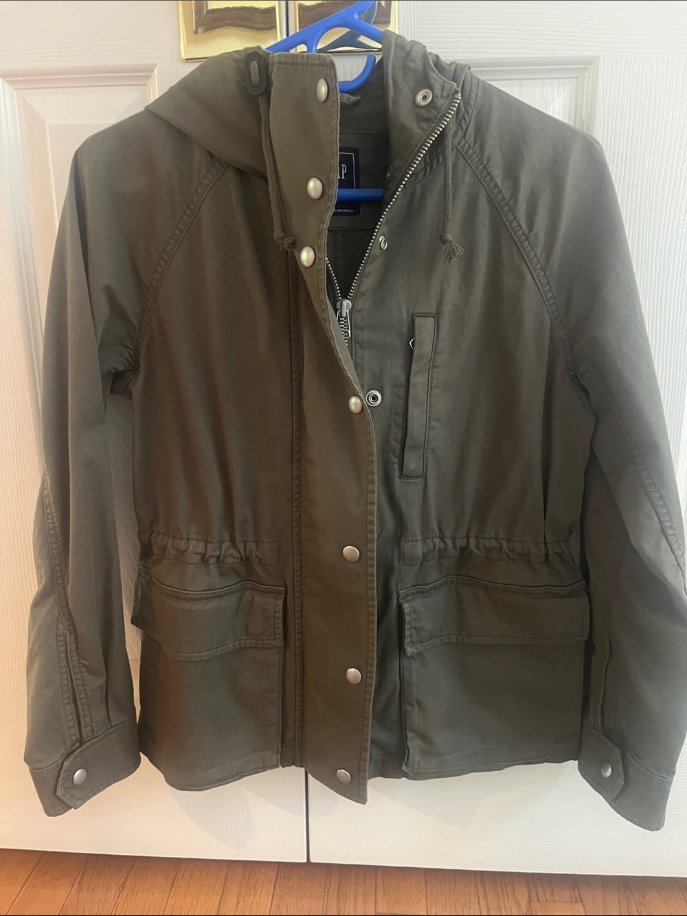 GAP Olive Utility Jacket with Hood